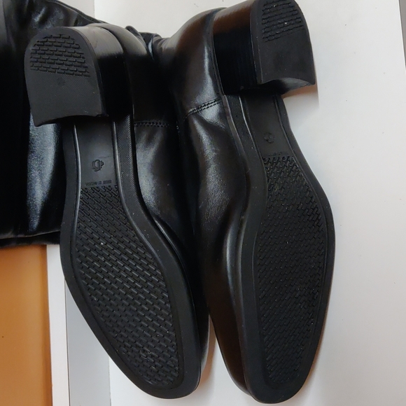 REGENCE CANADA WOMEN'S BLACK LEATHER SIDE ZIP KNEE HIGH INSULATED BOOTS SIZE 11D - Picture 7 of 7